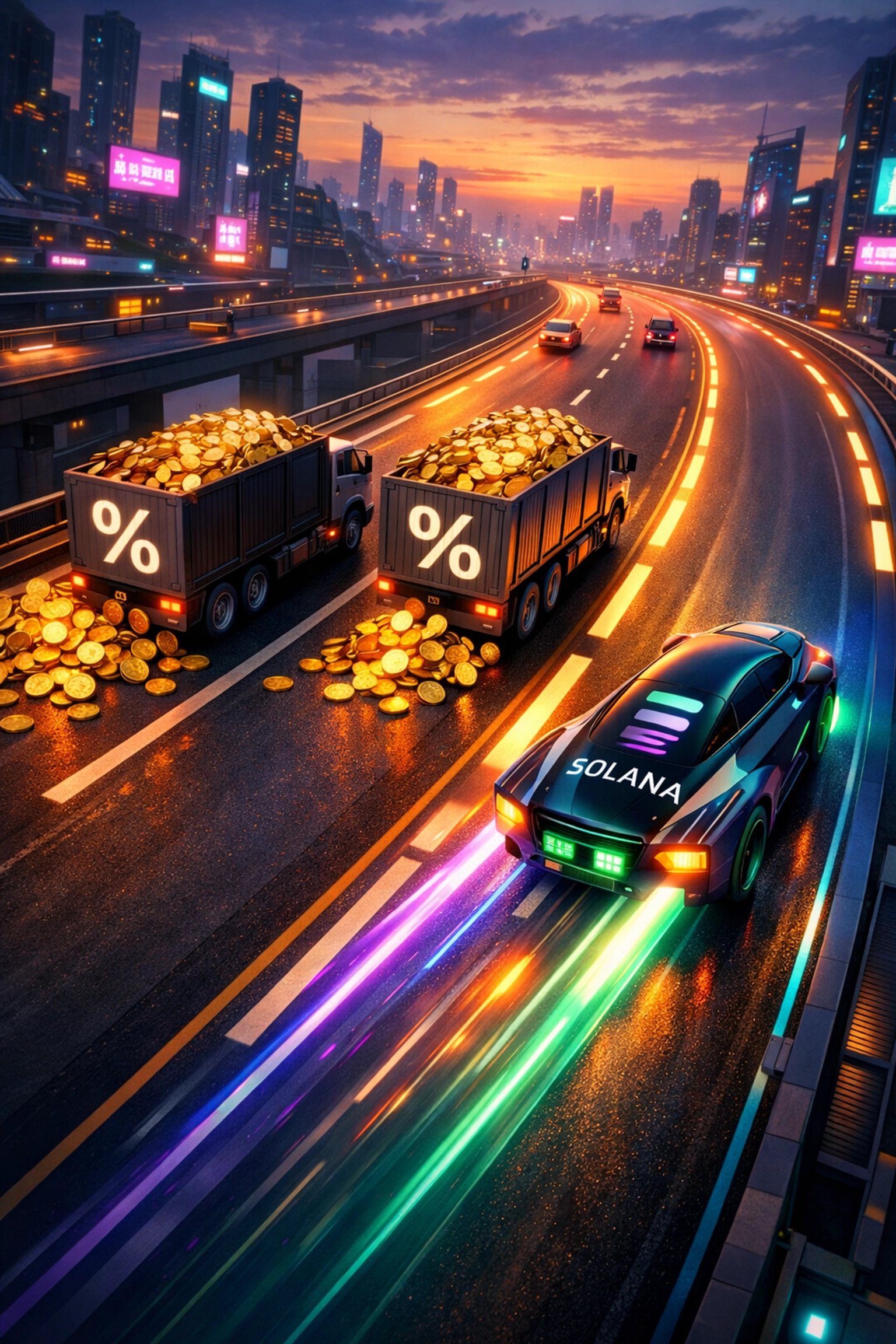 Solana blockchain speed advantage over traditional crypto payment processors for merchant settlements