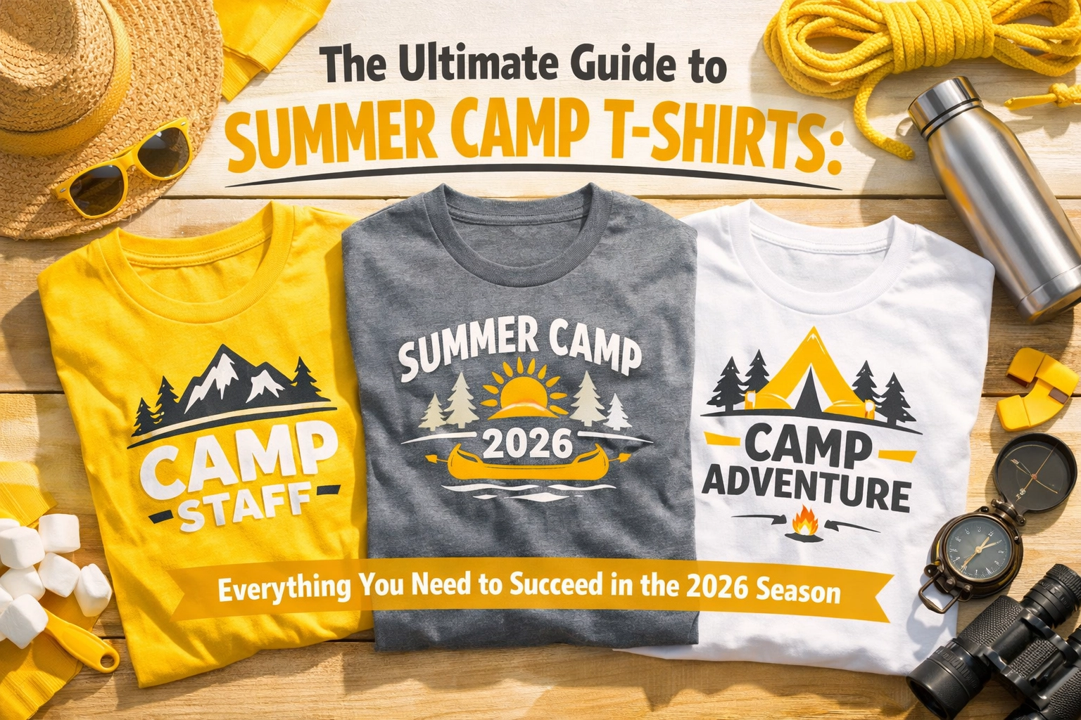 [HERO] The Ultimate Guide to Summer Camp T-shirts: Everything You Need to Succeed in the 2026 Season
