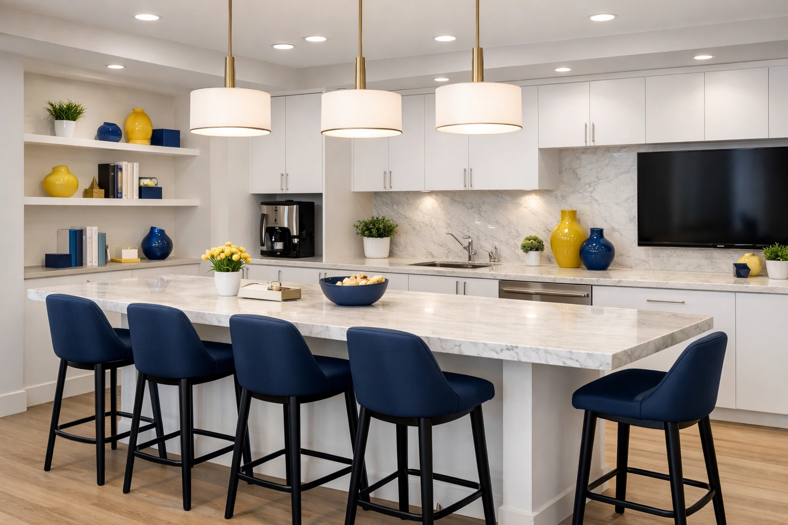 Pristine Leominster office collaborative space maintained by a reliable office cleaning leominster company.