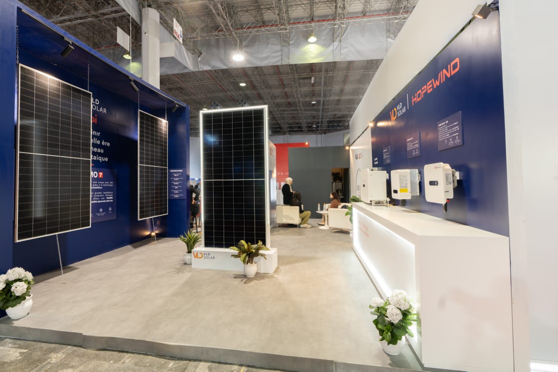 VLD SOLAR & Hopewind Exhibition Booth