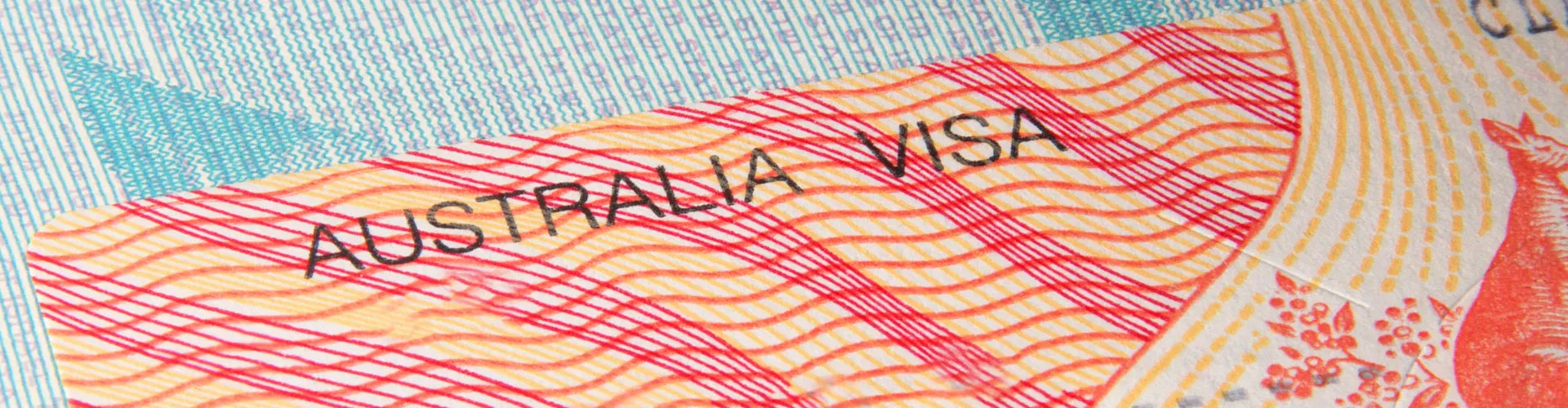 An official Australian visa document showing the security features, representing a successful outcome for a family visa application.