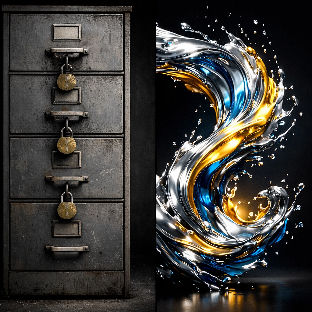 Contrast between rigid traditional hedge fund methods and flexible adaptive approaches