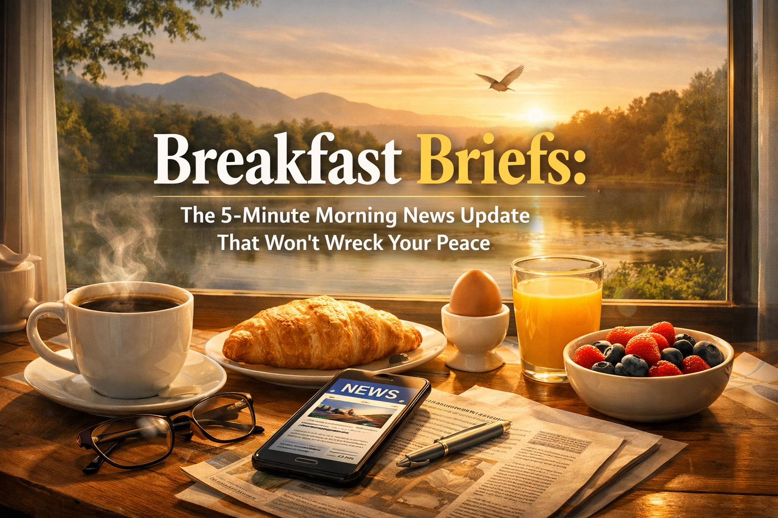 [HERO] Breakfast Briefs: The 5-Minute Morning News Update That Won
