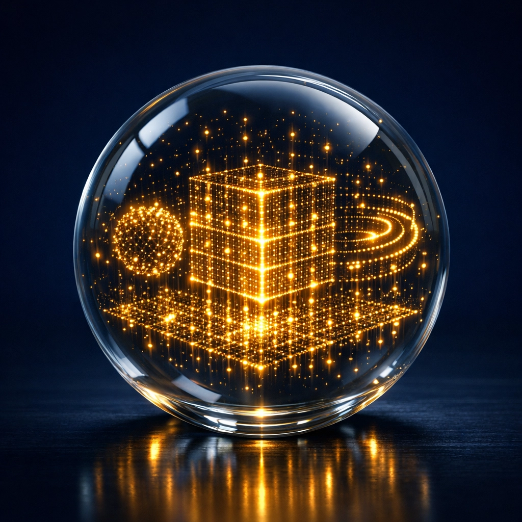 AI technology organizing digital marketing data to help small businesses scale internationally.