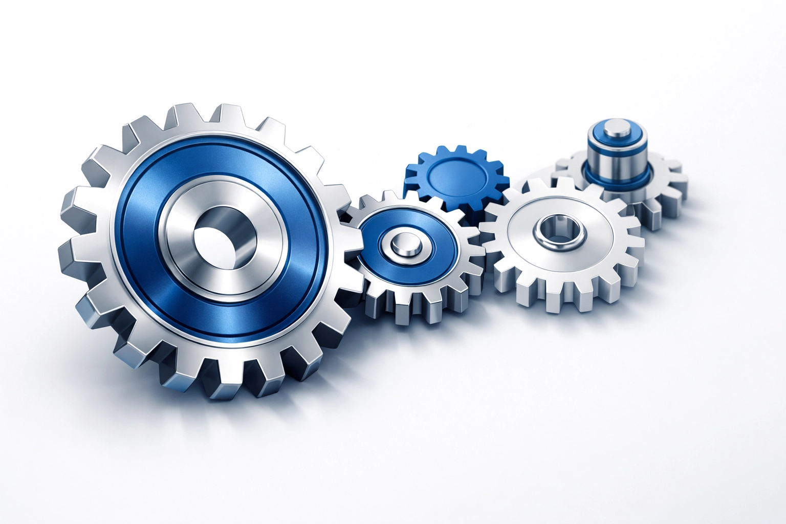 Interconnected gears representing aligned organizational systems and strategic culture framework