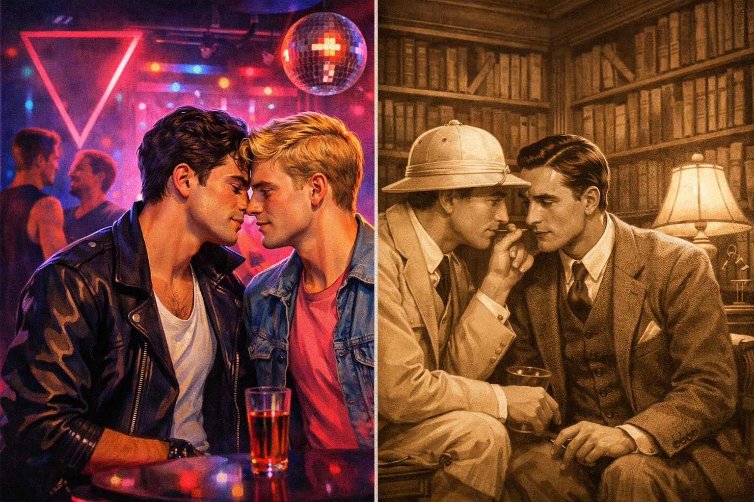 Gay life contrasted across decades: 1980s nightlife and colonial-era discretion in London