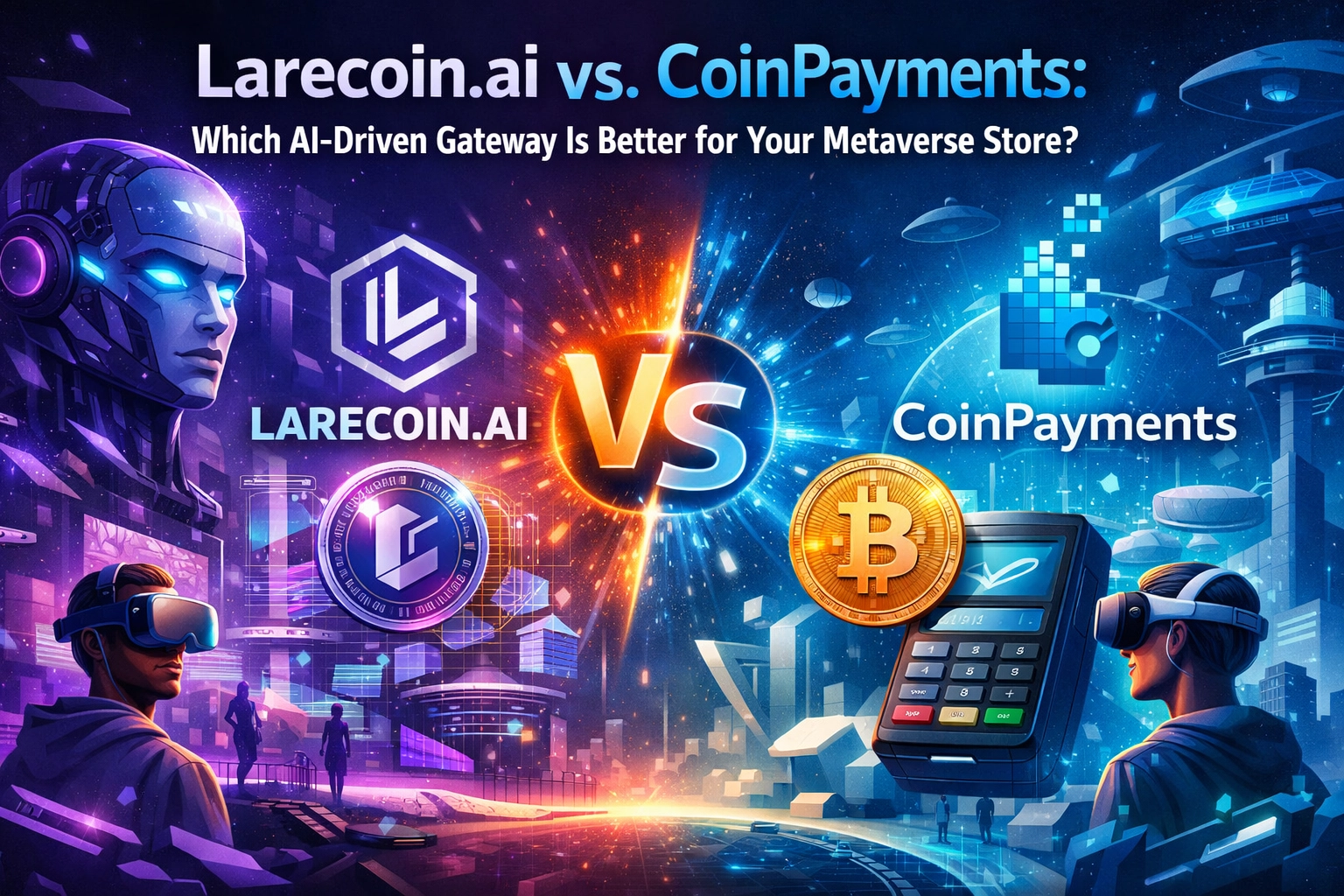 [HERO] Larecoin.ai vs. CoinPayments: Which AI-Driven Gateway Is Better for Your Metaverse Store?
