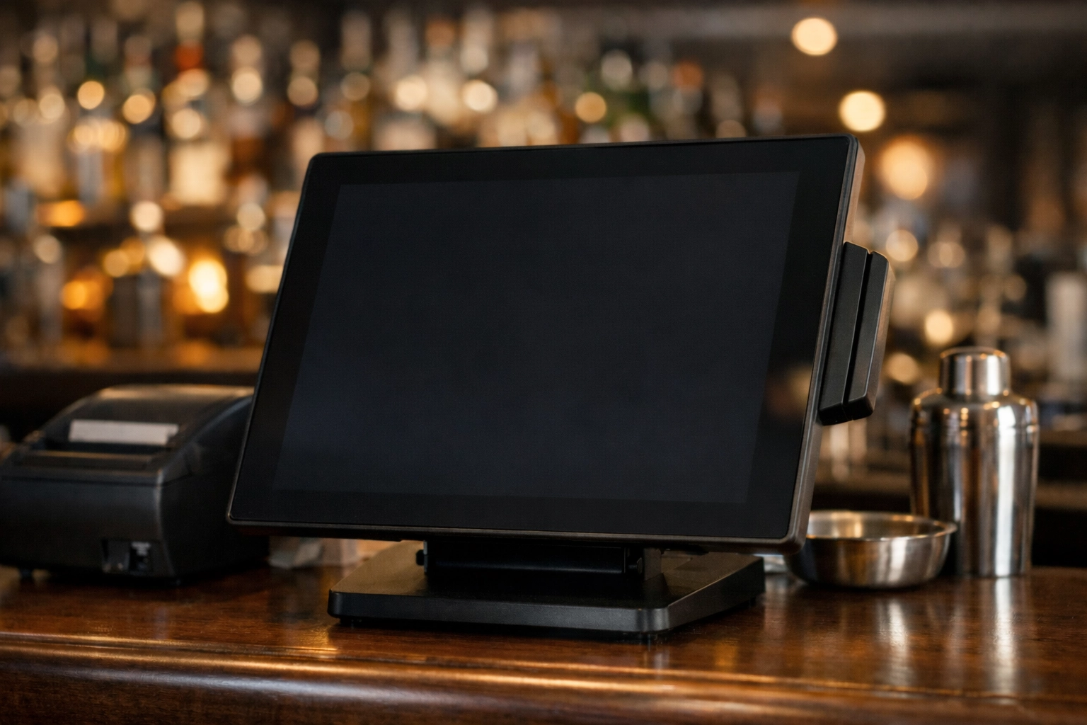 Restaurant POS system requiring manager authorization for transaction voids and discounts