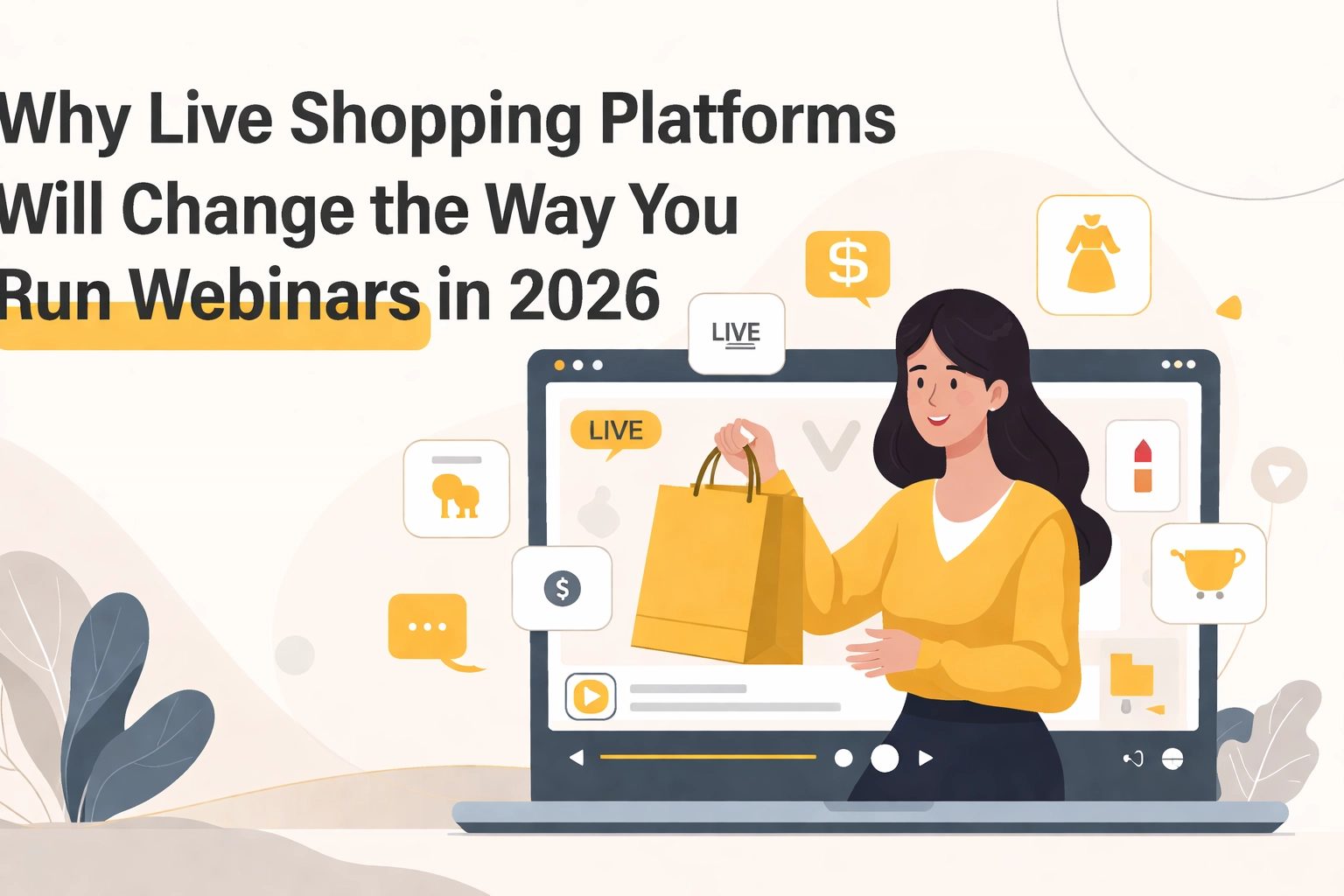[HERO] Why Live Shopping Platforms Will Change the Way You Run Webinars in 2026