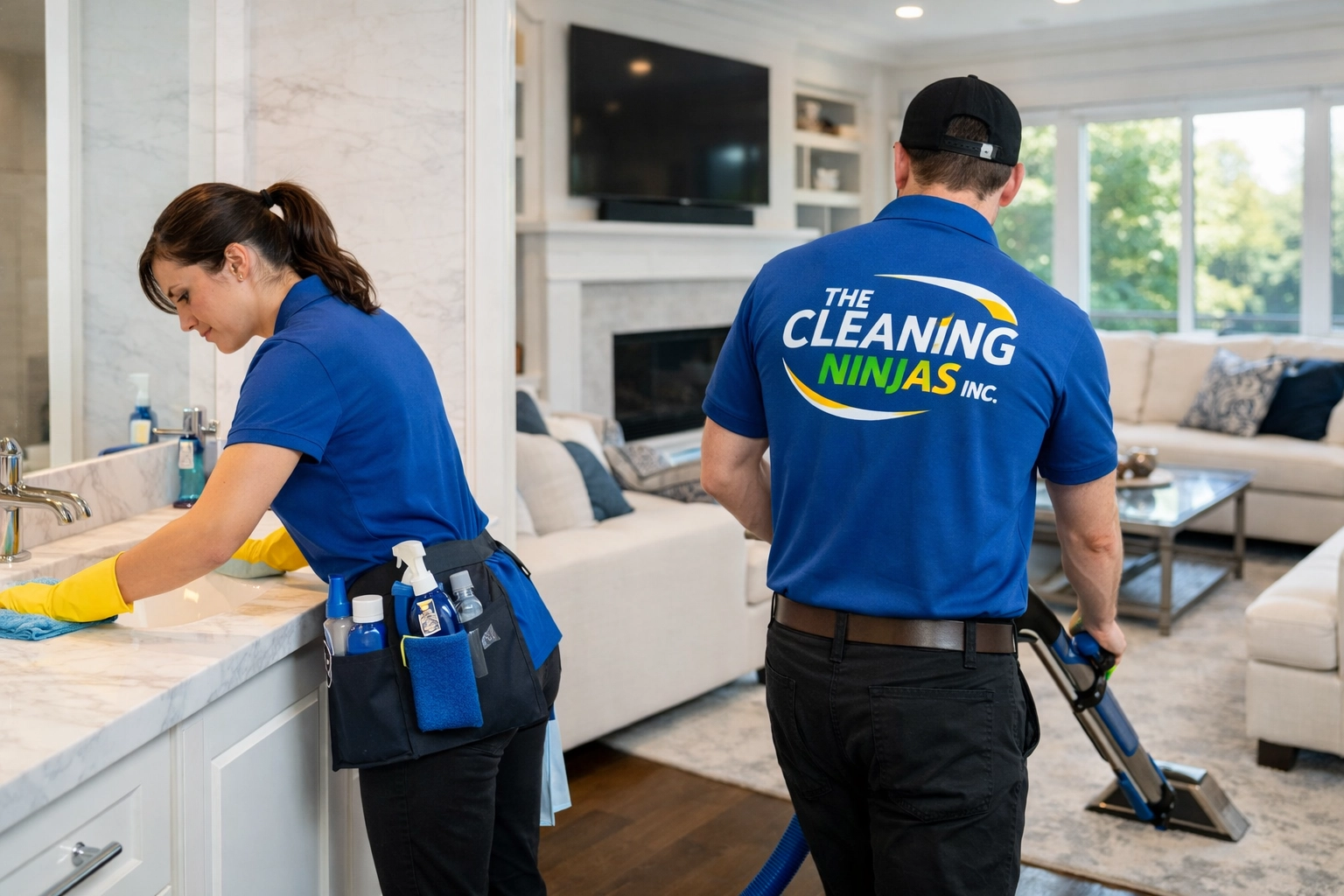 Ninja-level deep cleaning services in a Massachusetts home kitchen