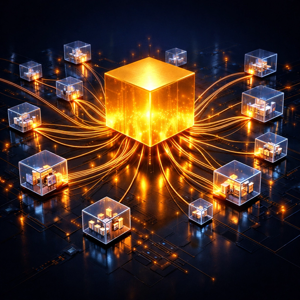 Secure enterprise master and sub-wallet management hub showing decentralized financial control on LareBlocks.