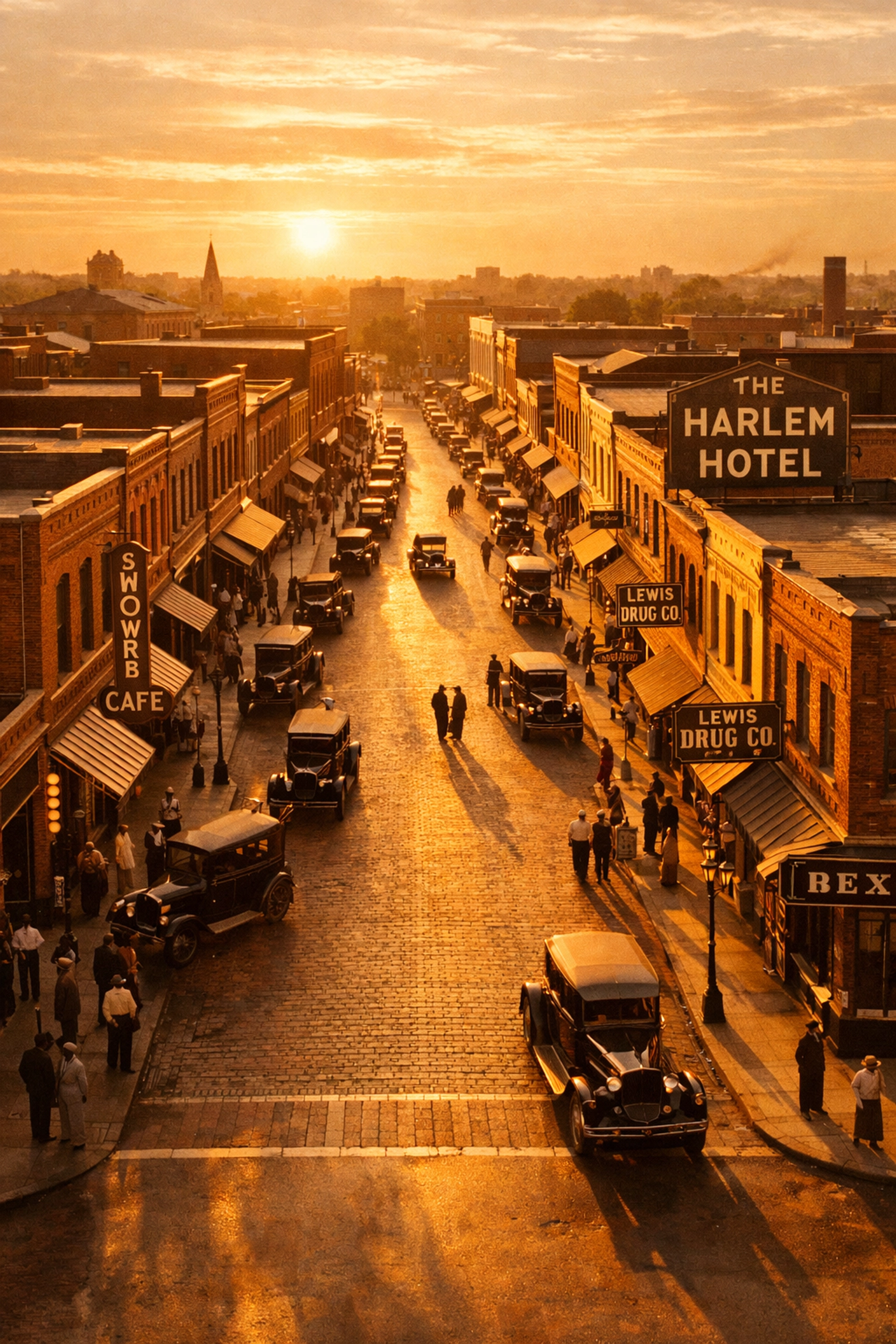 Black Wall Streets Then & Now: How O.W. Gurley's Legacy Lives in Every Buyblack Purchase Historic Black Wall Street Greenwood District with thriving Black-owned businesses in early 1900s