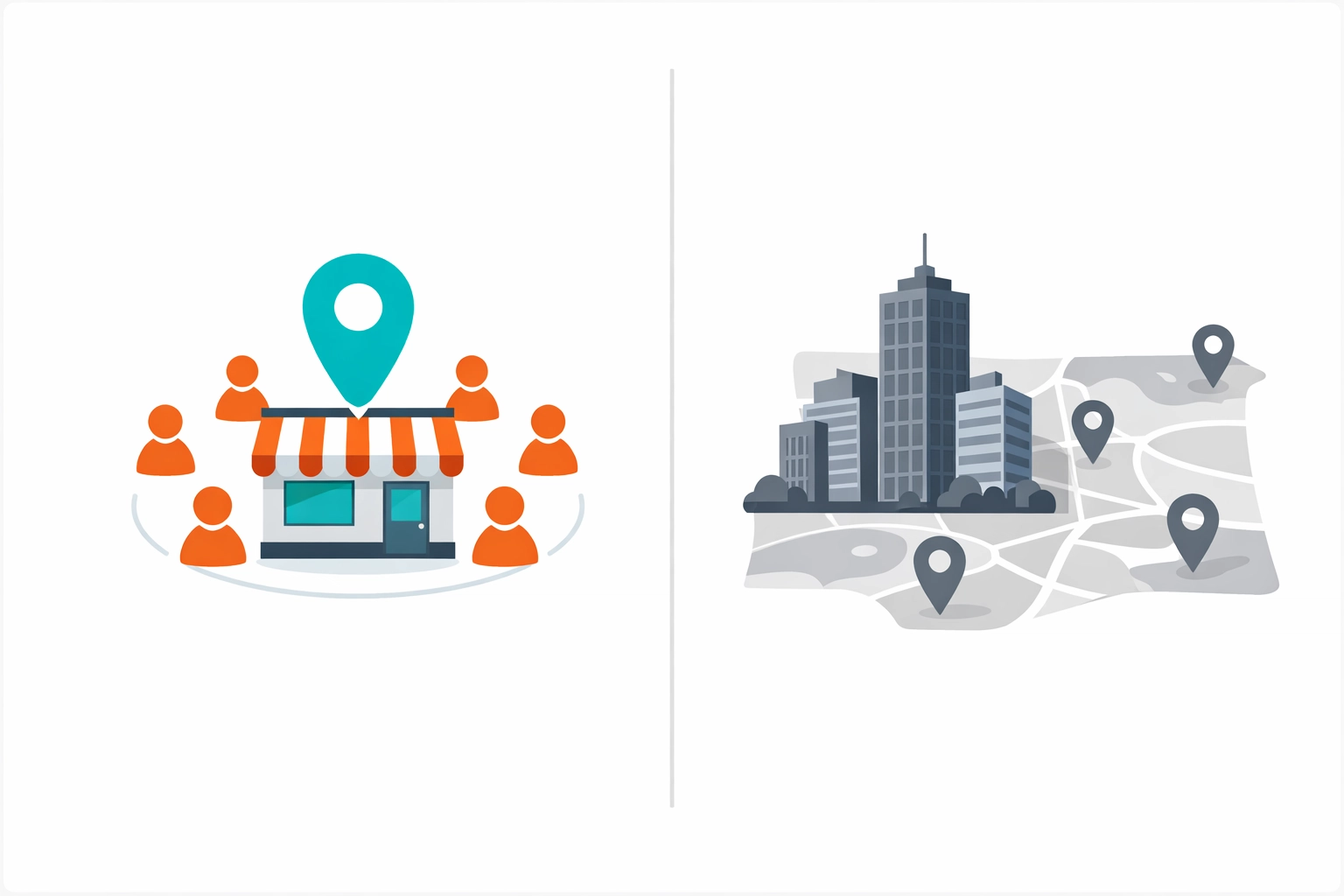 Srovnání lokálního SEO zaměřeného na místní zákazníky vs. celostátní přístup