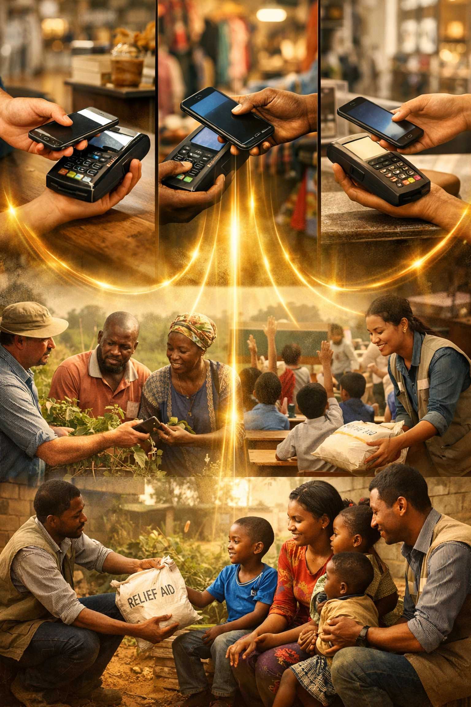 Global crypto payments directly funding humanitarian aid and hunger relief worldwide