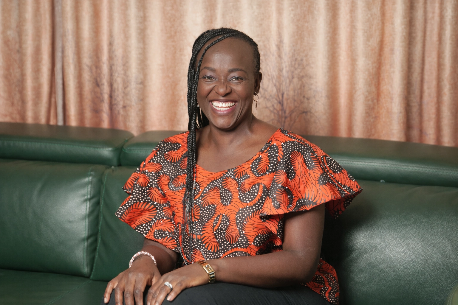 Confident and joyful coaching moment