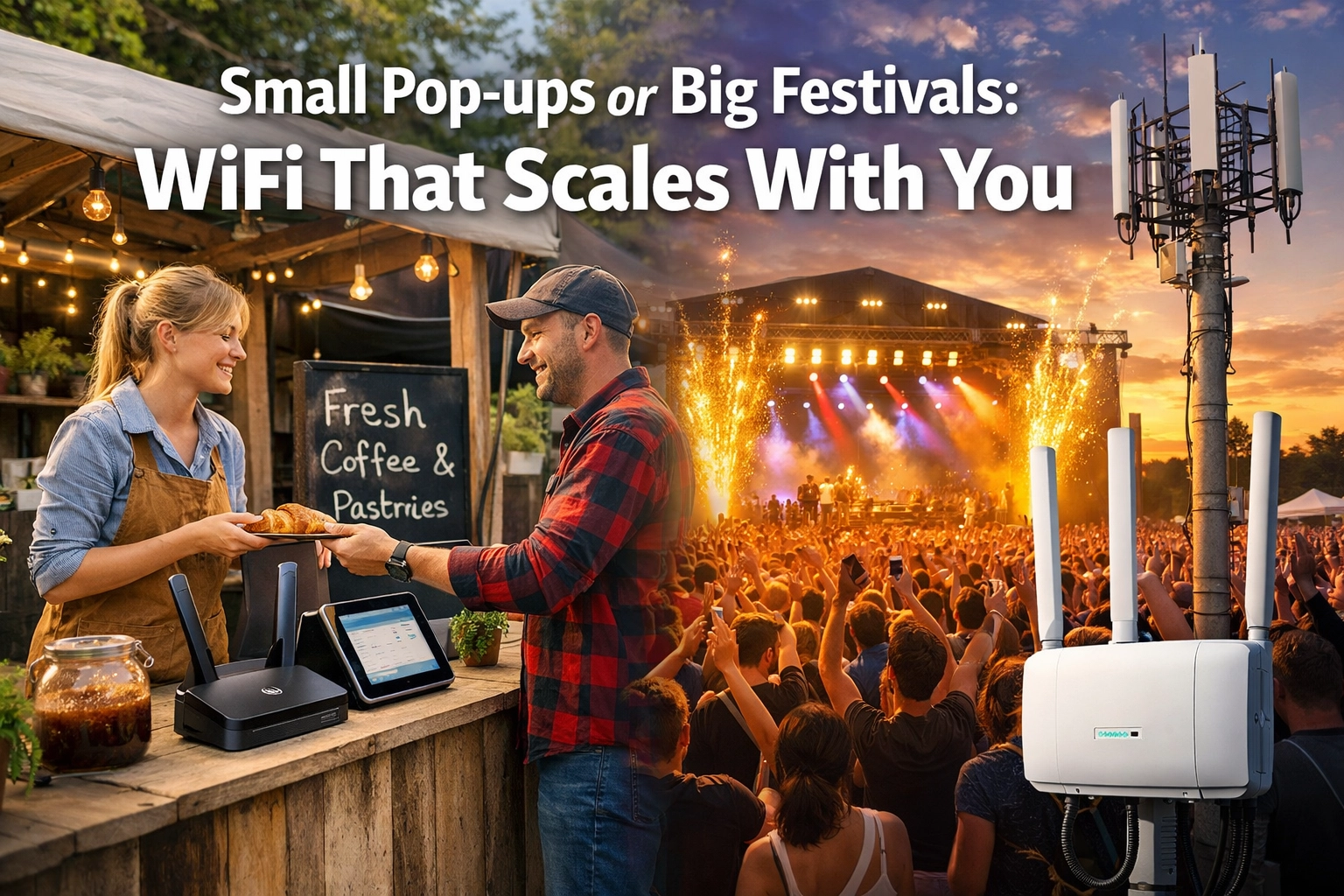 [HERO] Small Pop-ups or Big Festivals: WiFi That Scales With You