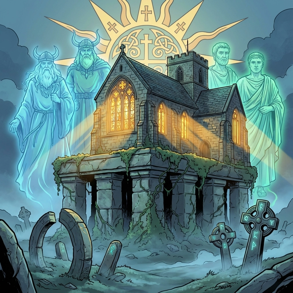 Pagan and Christian festivals blended