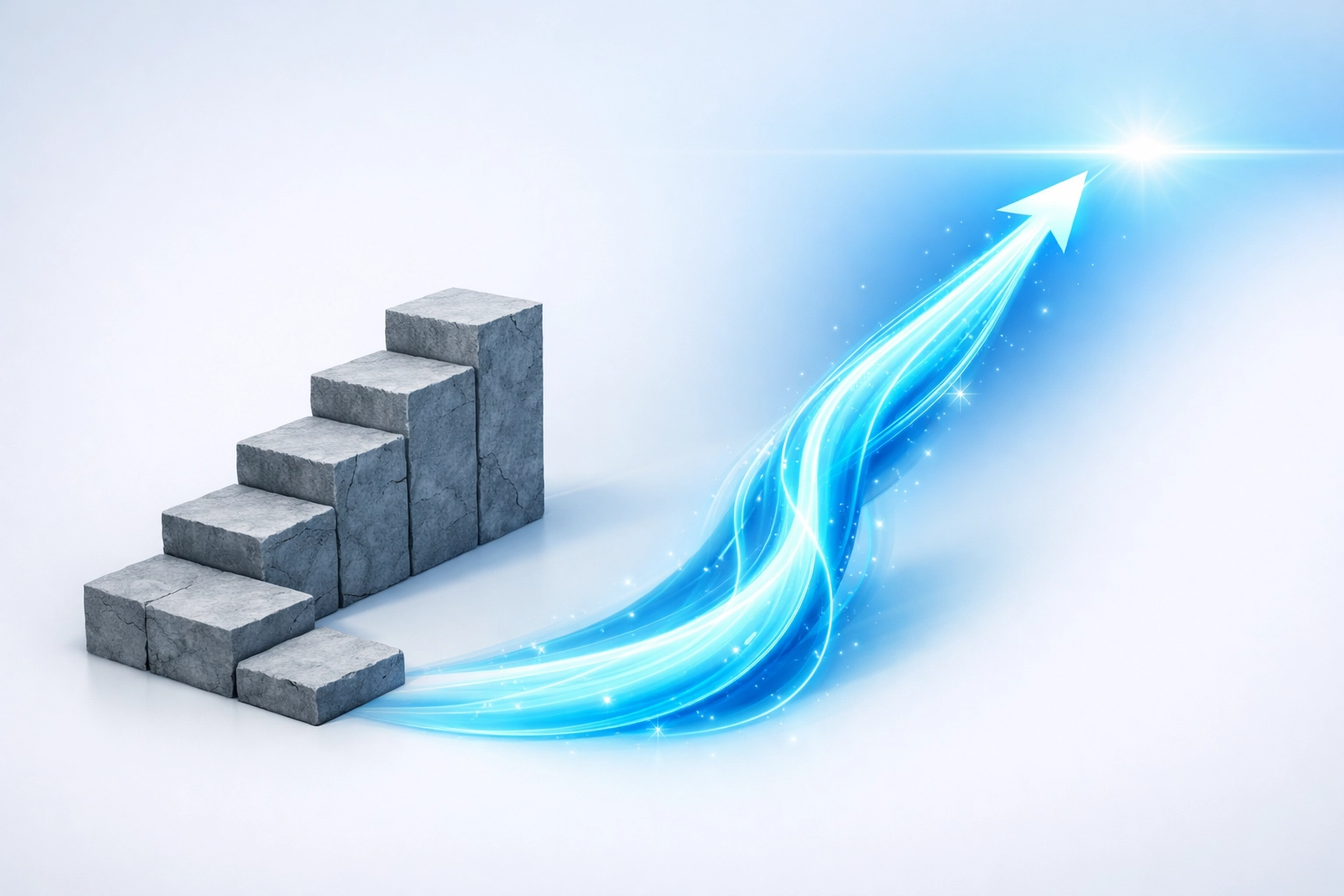 Visual representation of AI workflow automation bypassing linear growth constraints for service businesses.