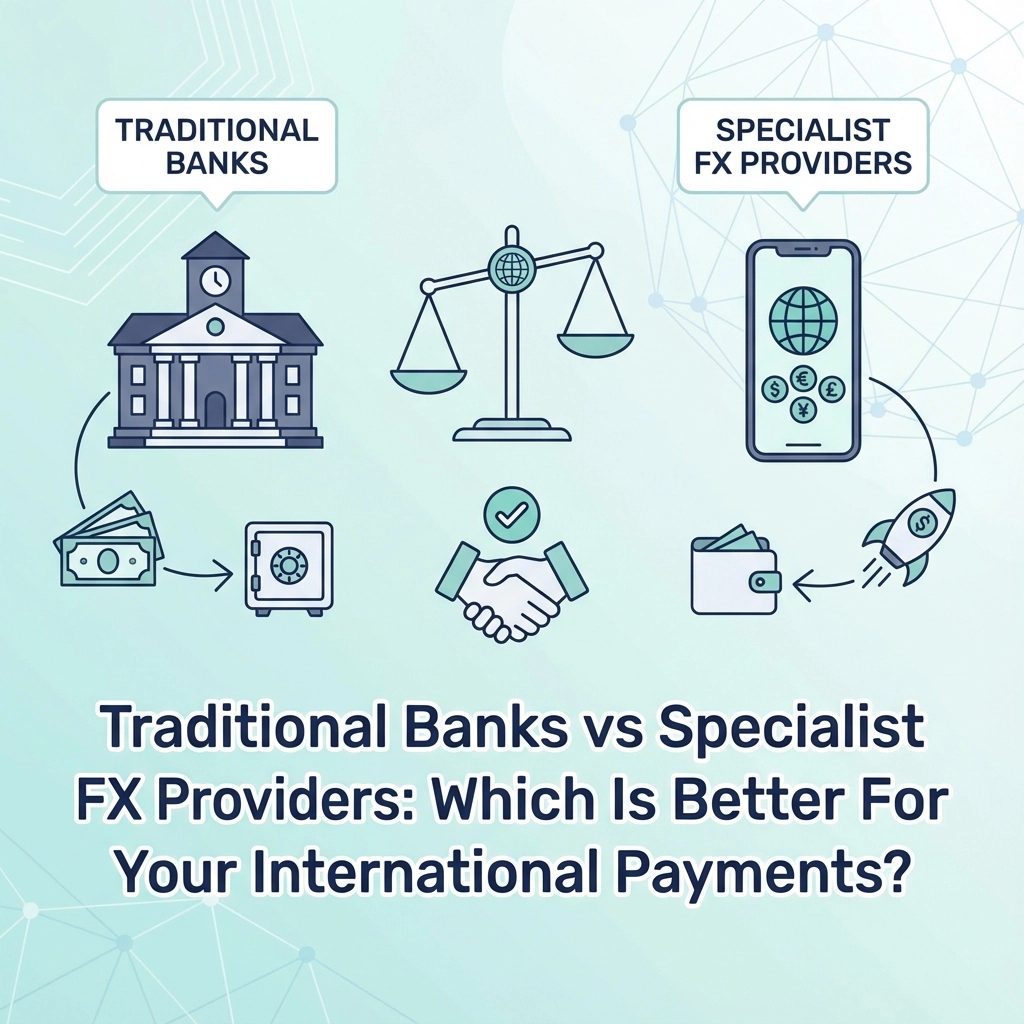 Thumbnail for: Traditional Banks vs Specialist FX Providers: Which Is Better For Your International Payments?