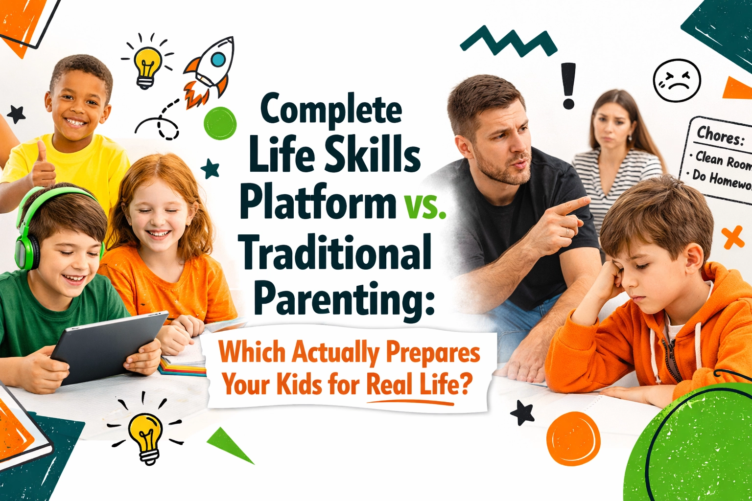 Complete Life Skills Platform vs. Traditional Parenting: Which Actually Prepares Your Kids for Real Life?