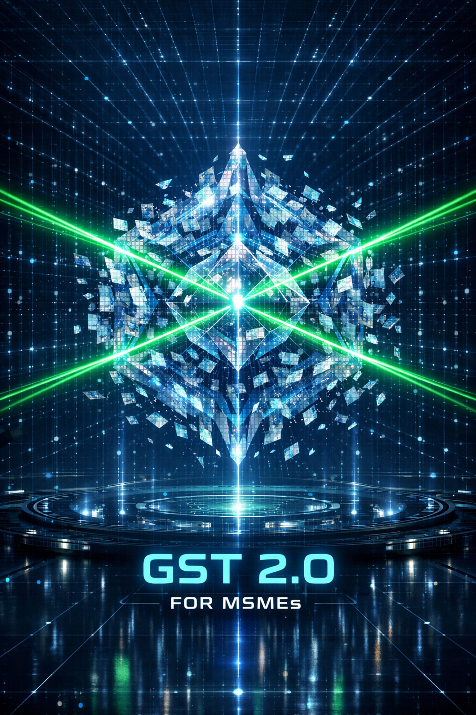 Advanced AI system scanning digital invoices for accurate tax compliance and fraud detection in GST 2.0.