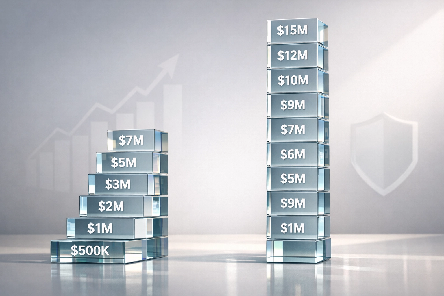 Visual comparison of $7 million versus $15 million estate tax exemption thresholds