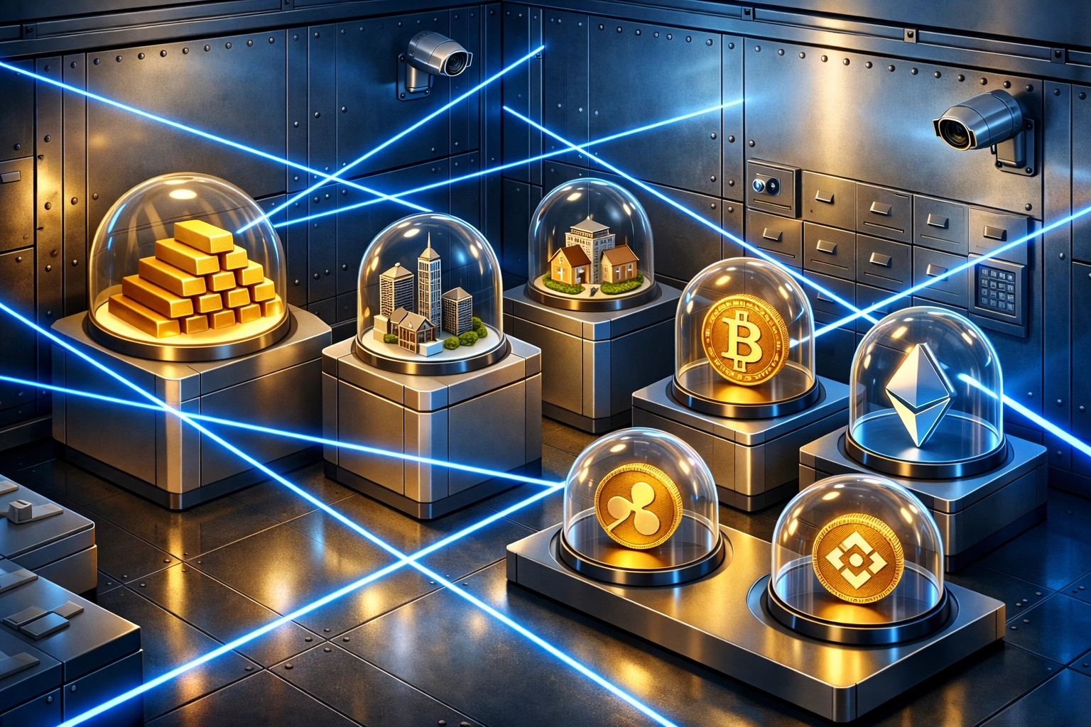 Institutional-grade custody securing crypto and real estate assets under one vault