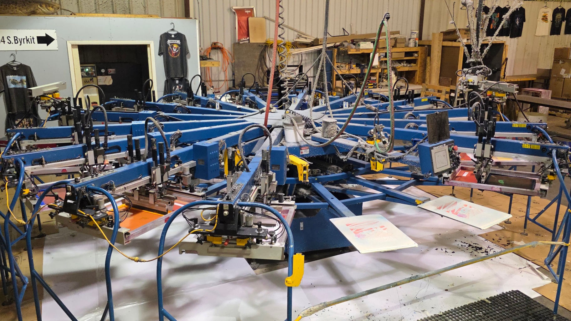 Large Automatic Screen Printing Press