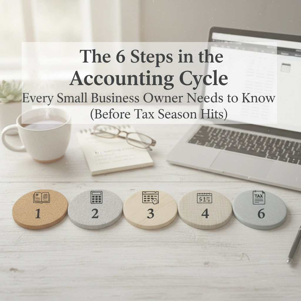 The 6 Steps in the Accounting Cycle Every Small Business Owner Needs to Know (Before Tax Season Hits)