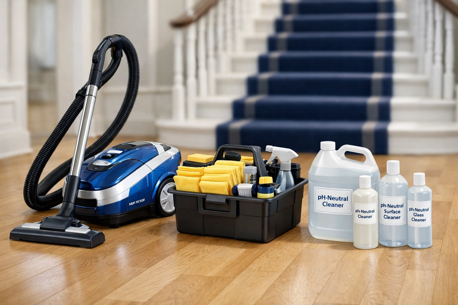 High-end equipment used for professional post construction cleaning in Littleton and the MetroWest area.