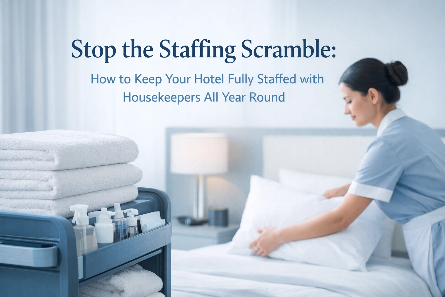 [HERO] Stop the Staffing Scramble: How to Keep Your Hotel Fully Staffed with Housekeepers All Year Round