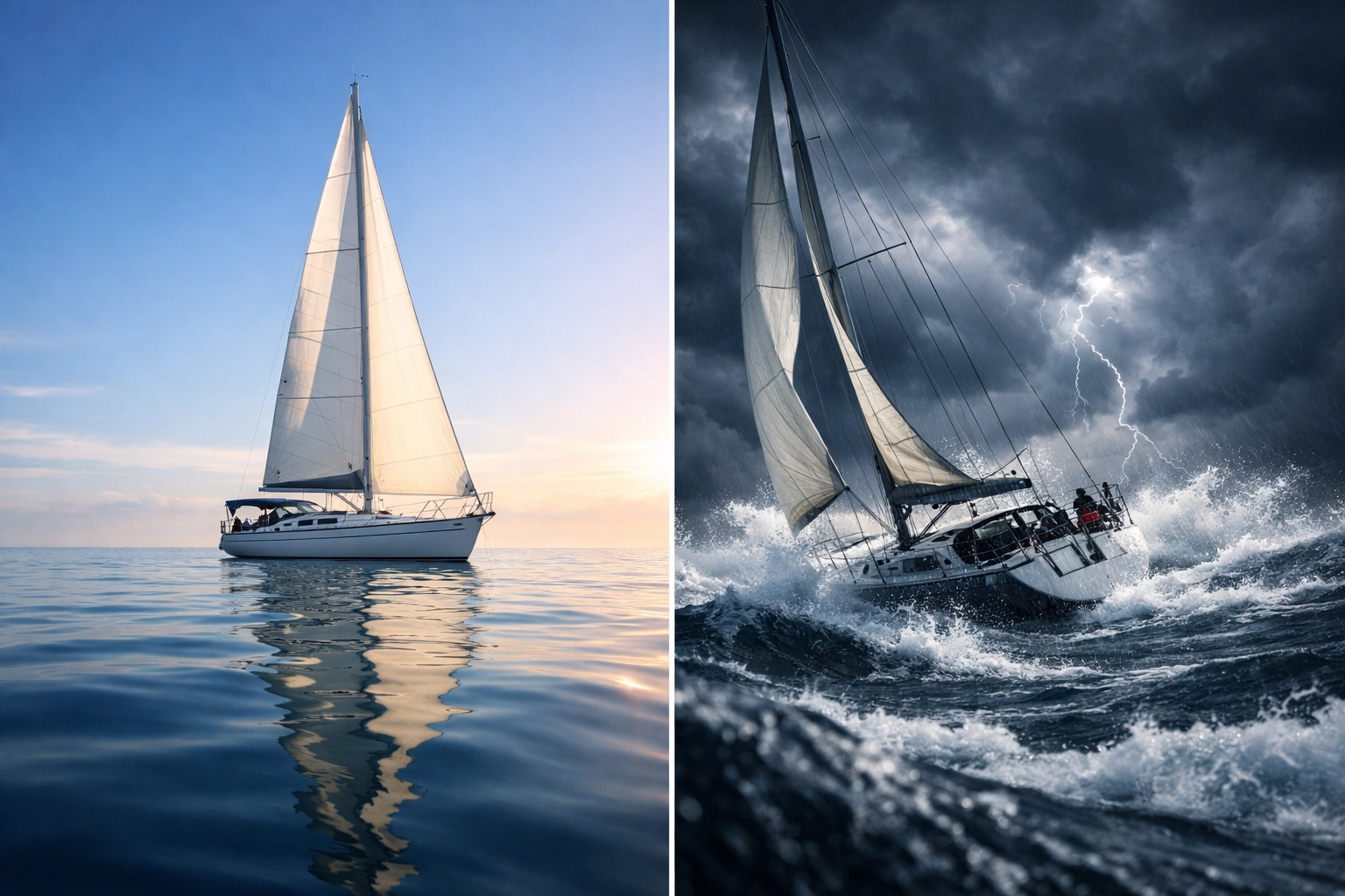 Portfolio volatility comparison showing hidden risks in traditional 60/40 allocation