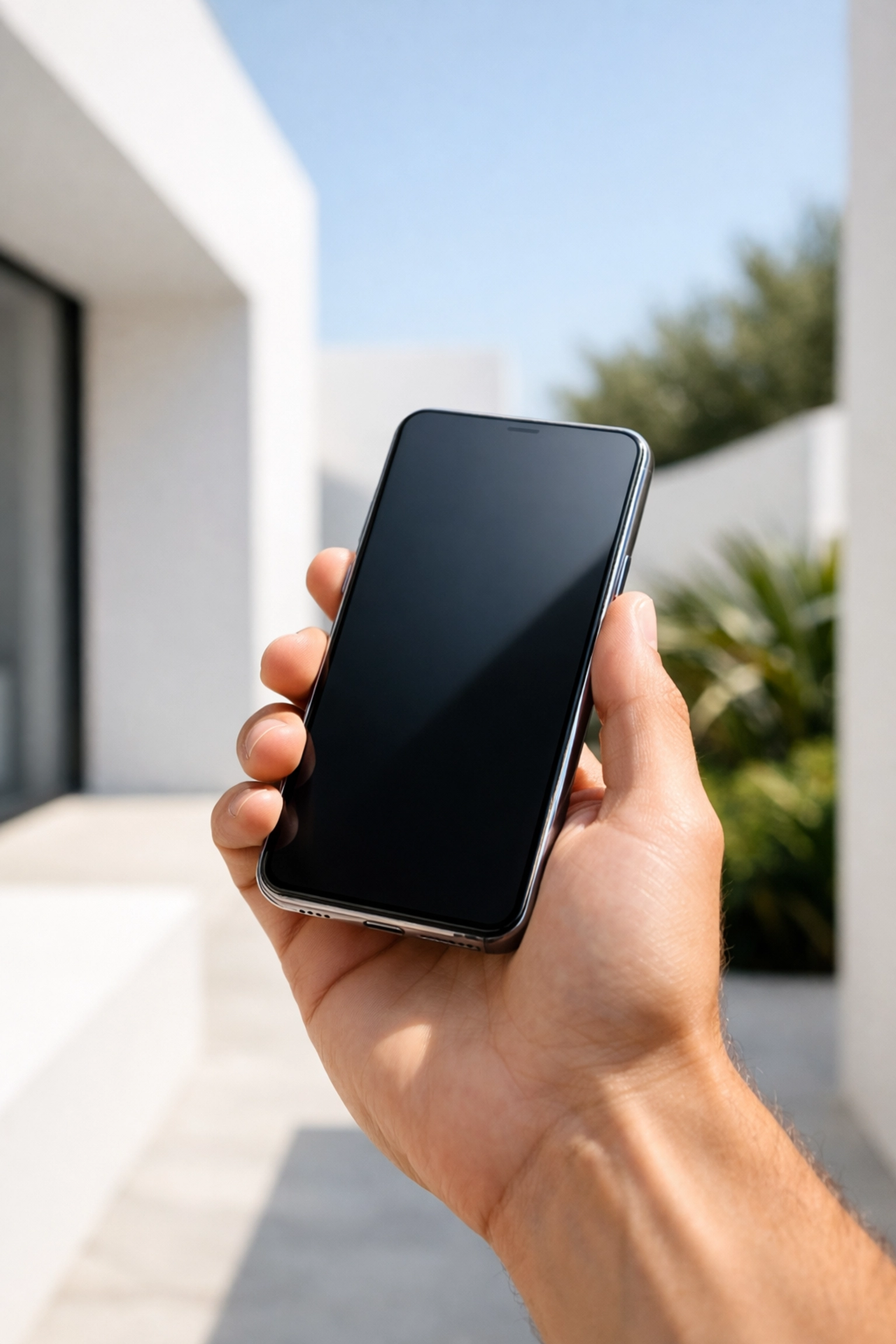 A mobile-optimized smartphone view highlighting the importance of small business website design for local search.