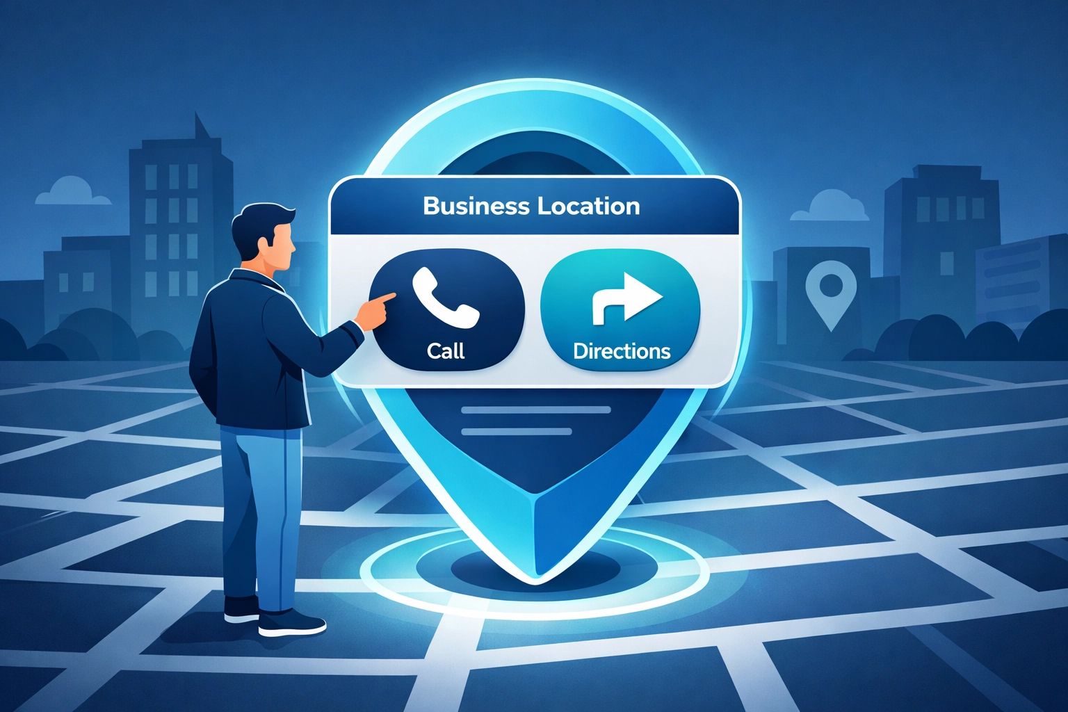 Monmouth County SEO illustration of an optimized Google Business Profile for local visibility.