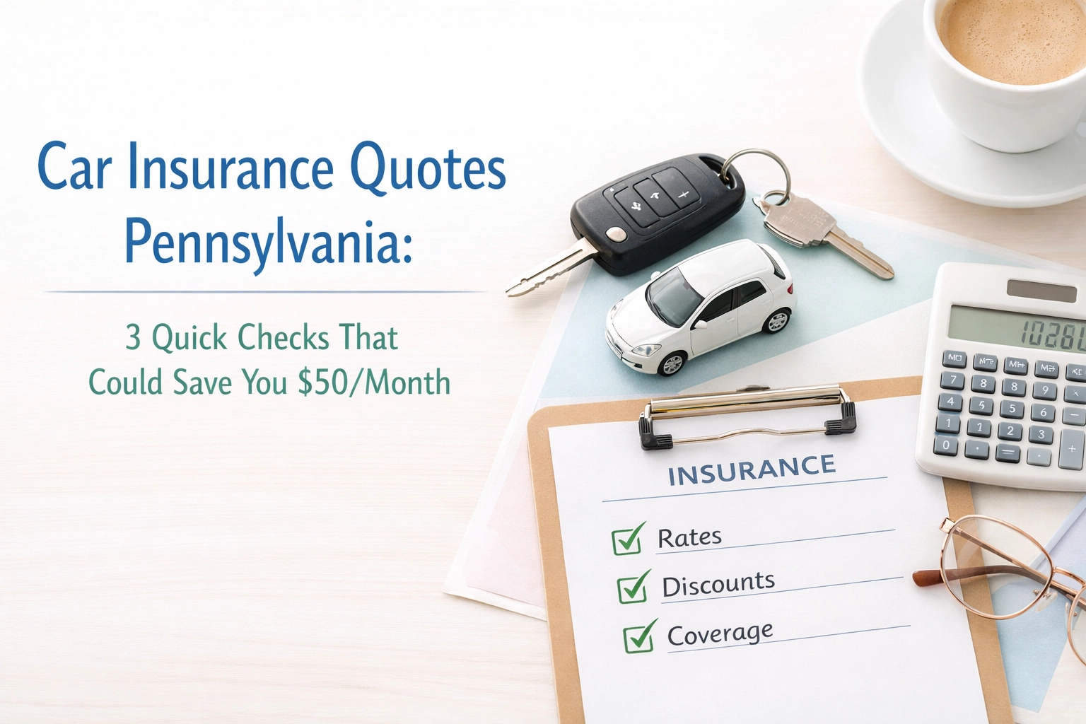 [HERO] Car Insurance Quotes Pennsylvania: 3 Quick Checks That Could Save You $50/Month