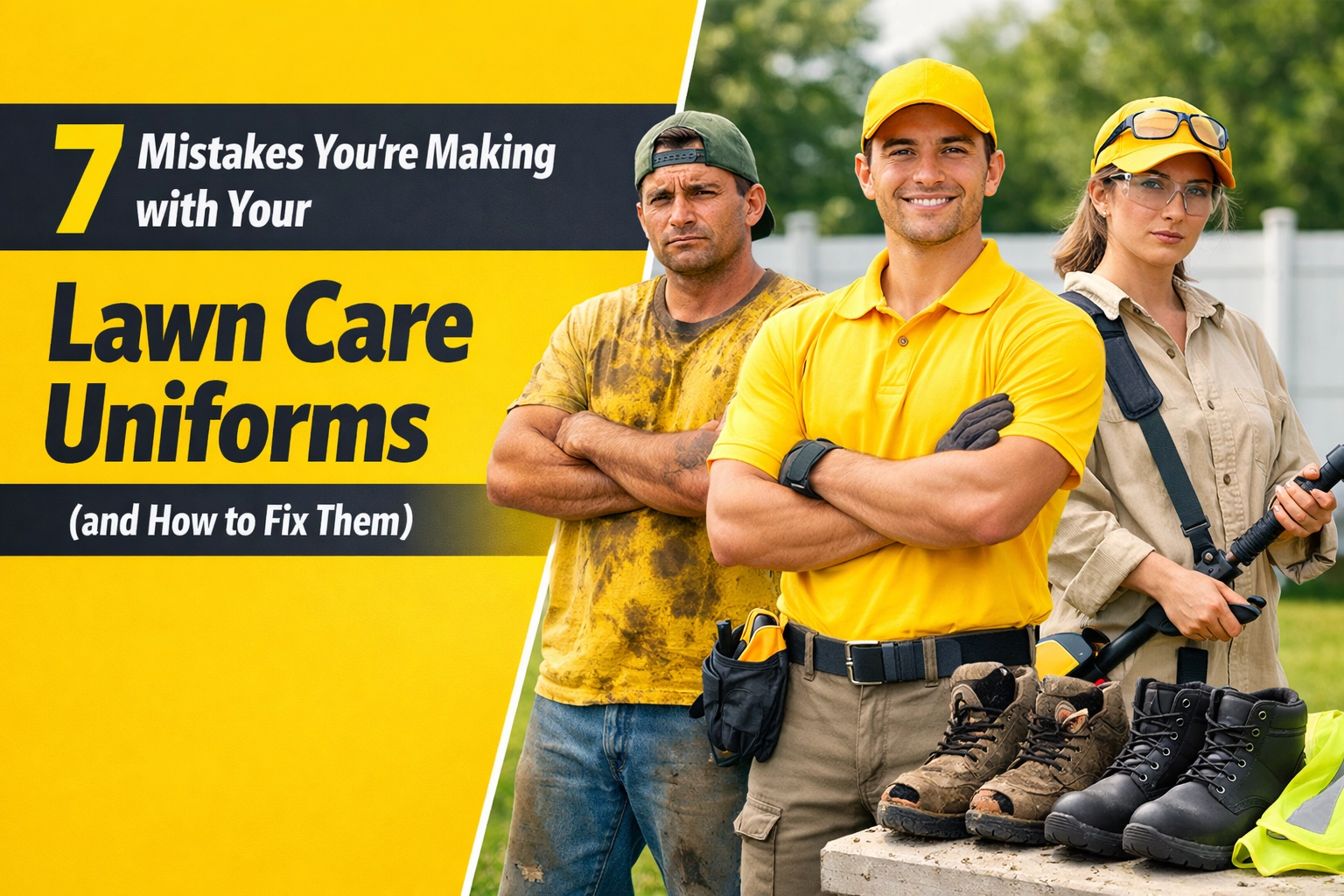 [HERO] 7 Mistakes You’re Making with Your Lawn Care Uniforms (and How to Fix Them)