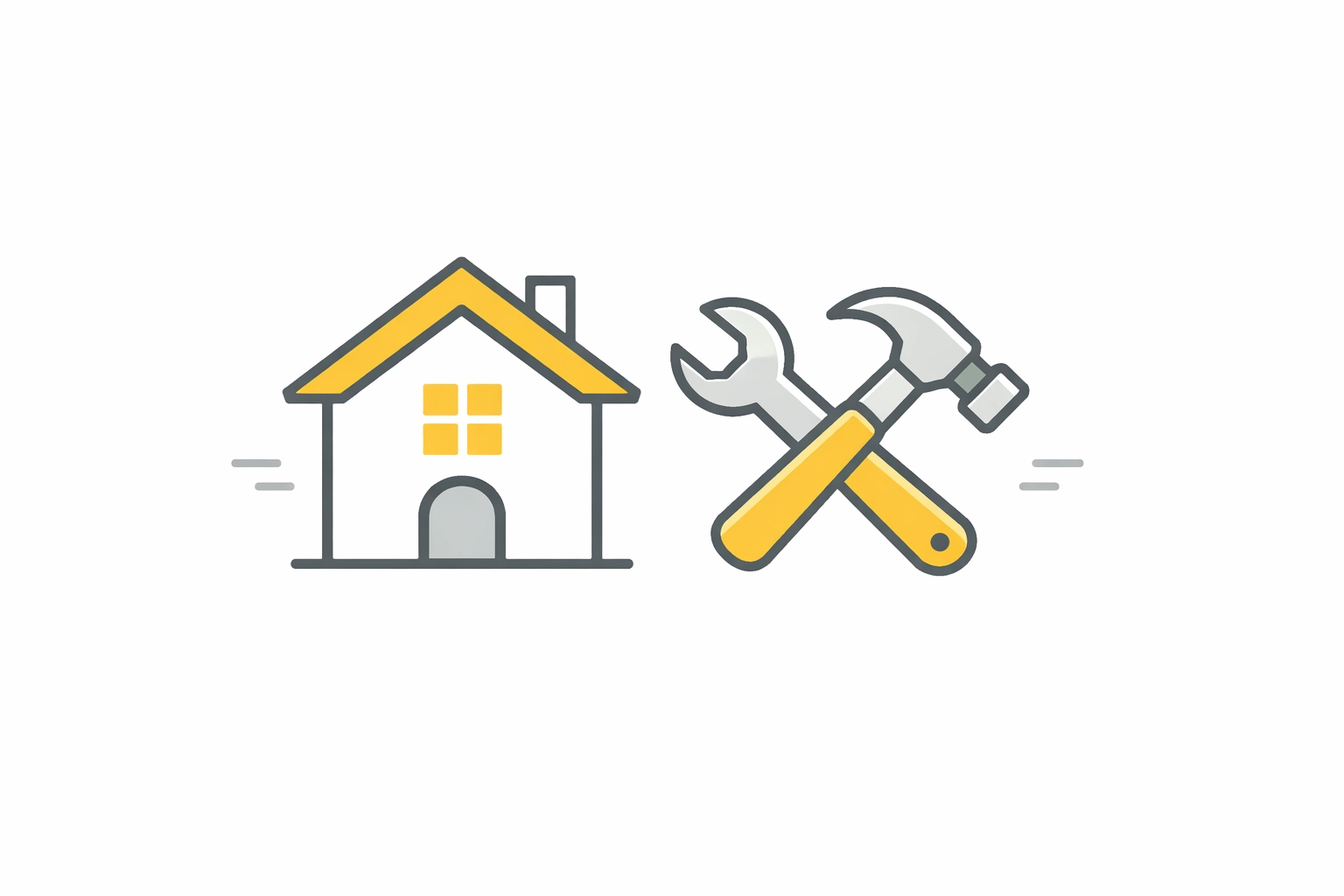 Handyman tool icons representing professional home maintenance and repair services in Vancouver.