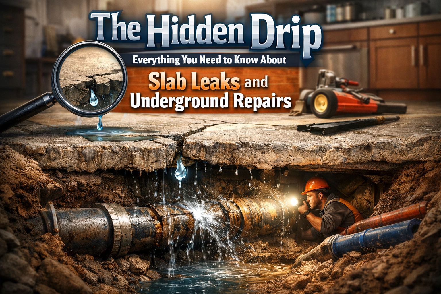 [HERO] The Hidden Drip: Everything You Need to Know About Slab Leaks and Underground Repairs