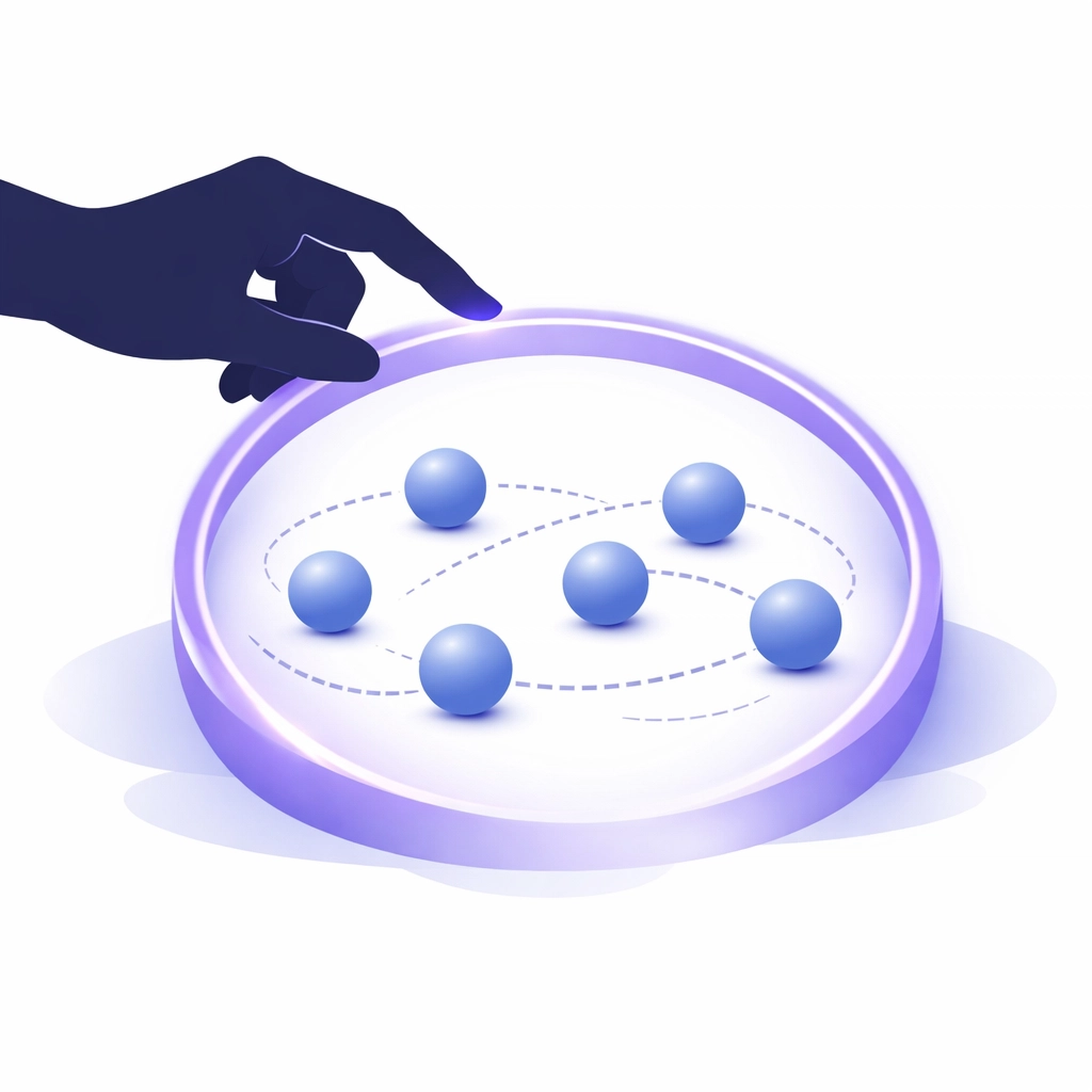 Human oversight illustration showing guardrails being set for accountable autonomous AI agents.