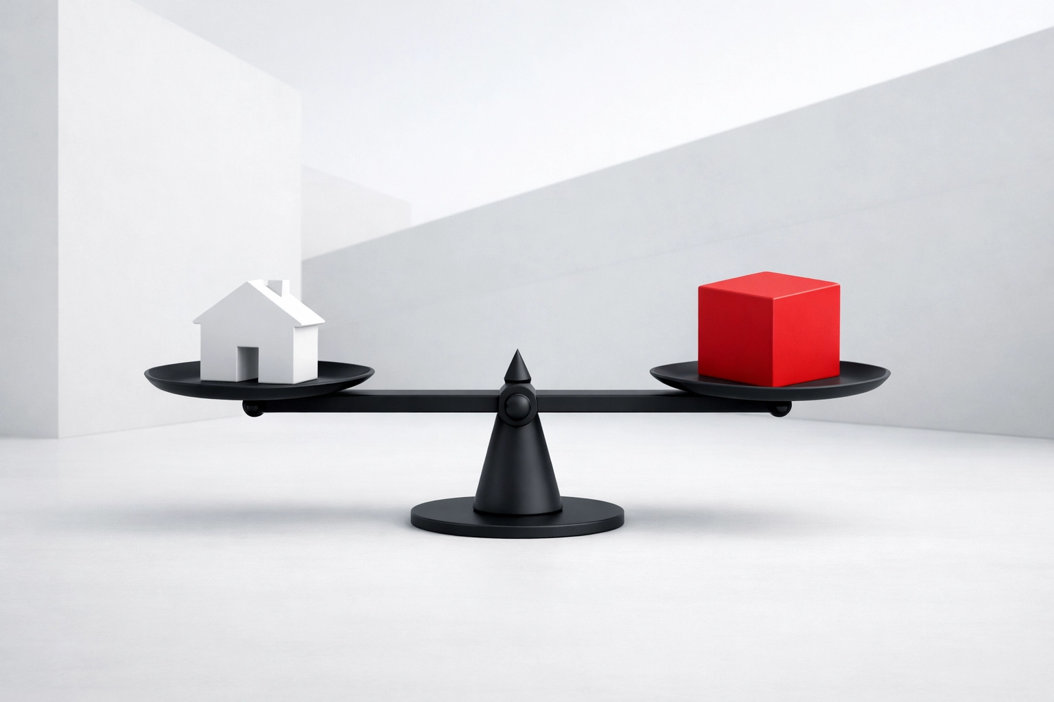 Balance de précision symbolisant la négociation juste du prix d'une maison à Québec suite au rapport d'inspection.