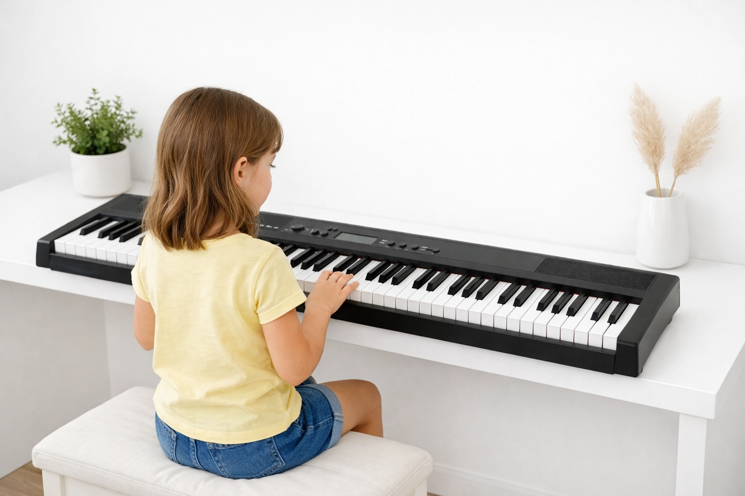 Stress-free piano practice at home helps kids prepare for beginner piano recitals.