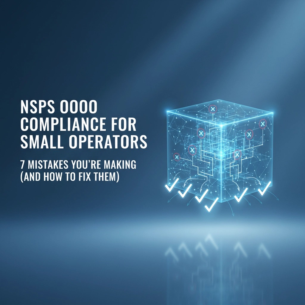 NSPS OOOO Compliance for Small Operators: 7 Mistakes You&#39;re Making (and How to Fix Them)