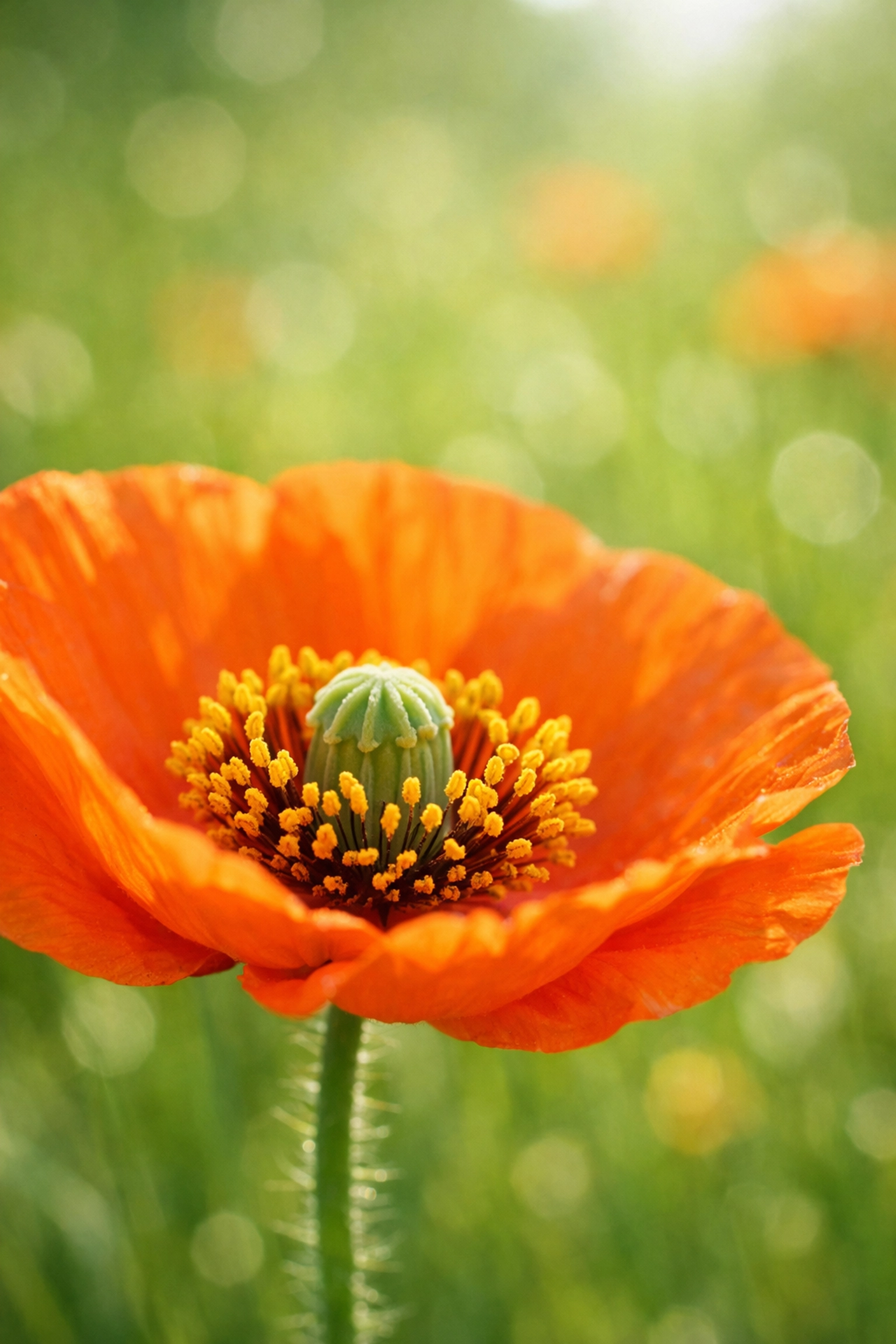 Manual mode 101 example of shallow depth of field using a wide aperture on a macro flower.