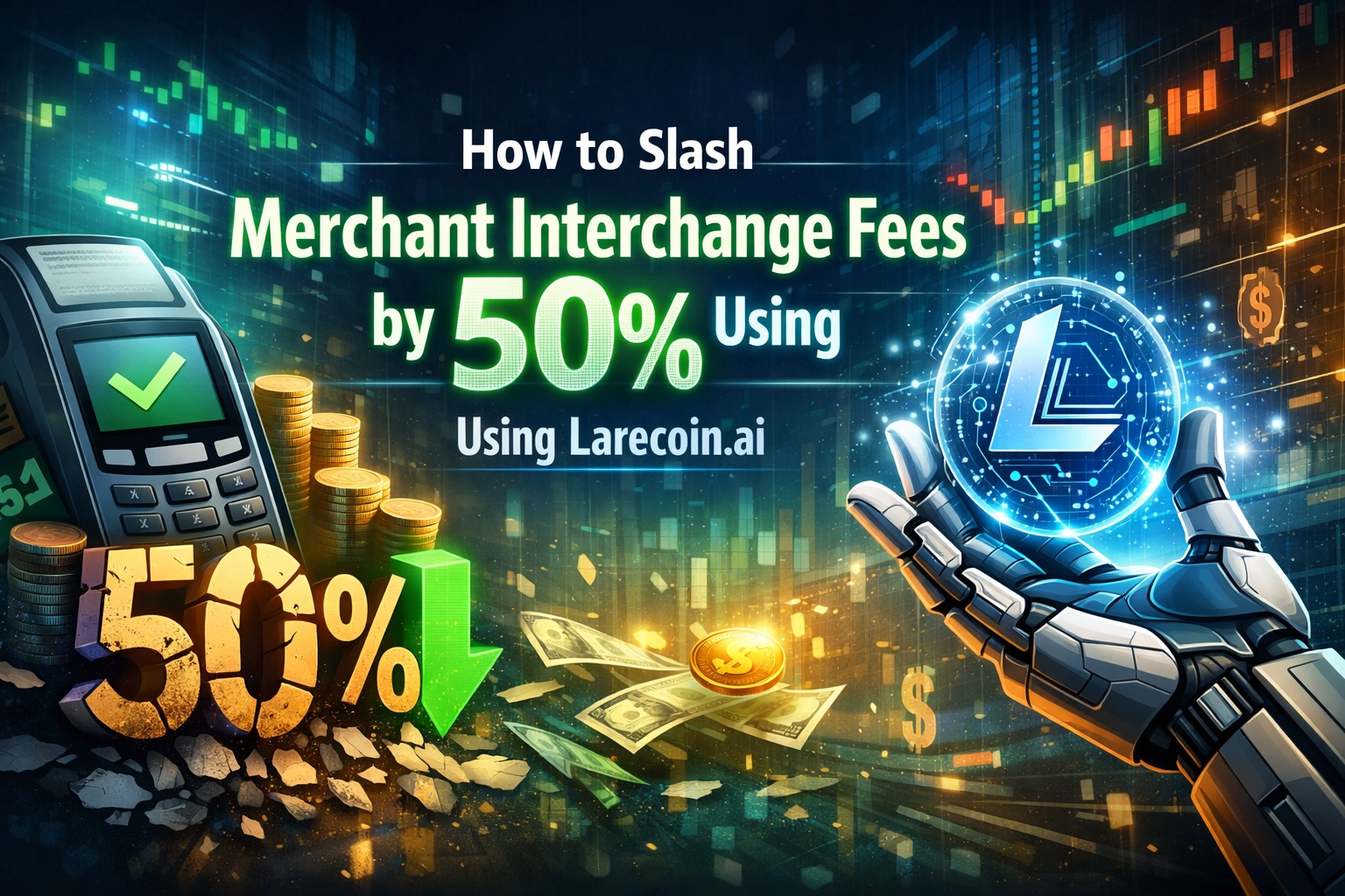 [HERO] How to Slash Merchant Interchange Fees by 50% Using Larecoin.ai