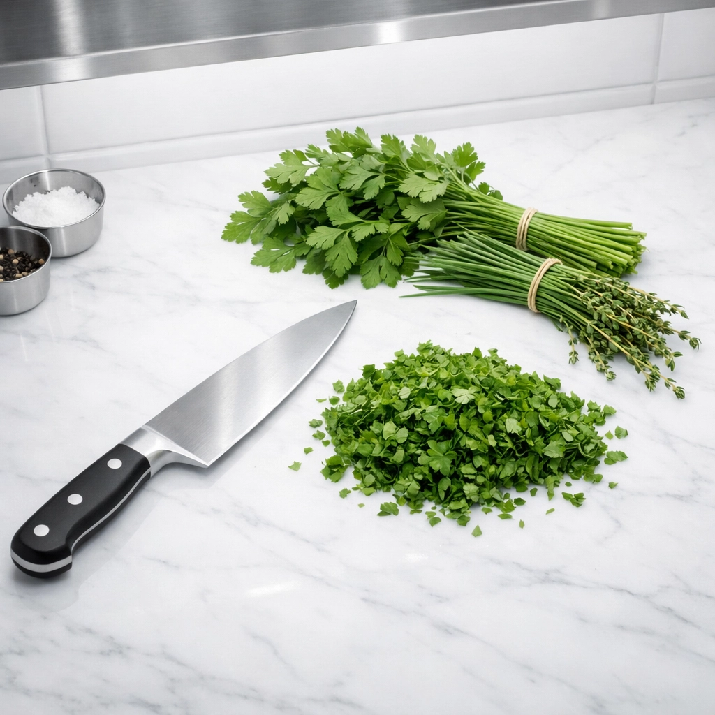 Éclairage de travail LED 4000K offrant une clarté optimale sur un comptoir de cuisine.