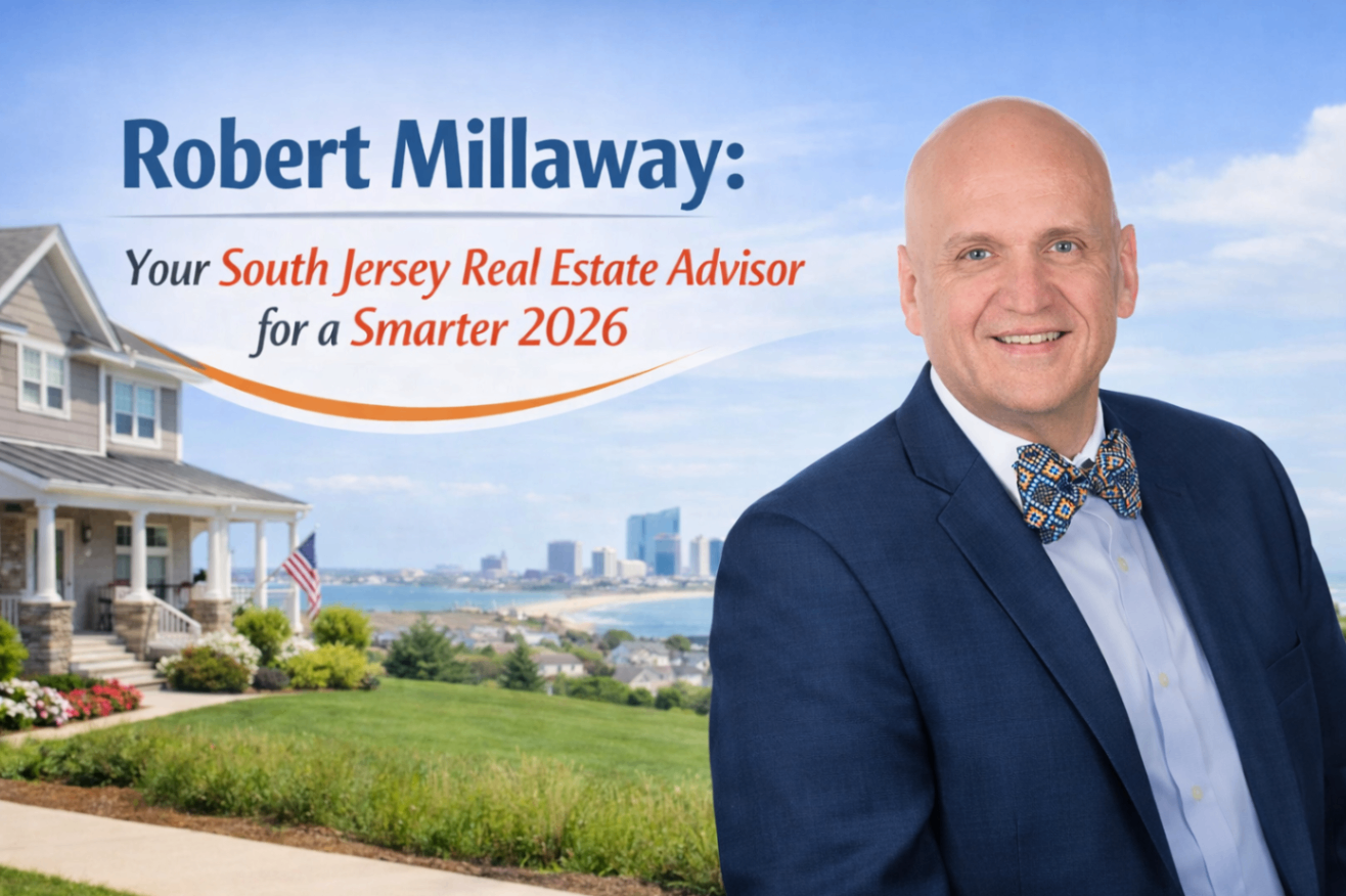 Robert Millaway, South Jersey real estate advisor and AI Certified Agent™, professional portrait Robert Millaway, South Jersey real estate advisor and AI Certified Agent™, professional portrait