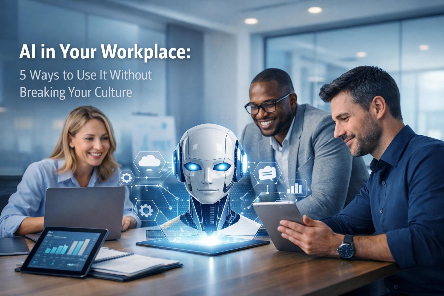 [HERO] AI in Your Workplace: 5 Ways to Use It Without Breaking Your Culture