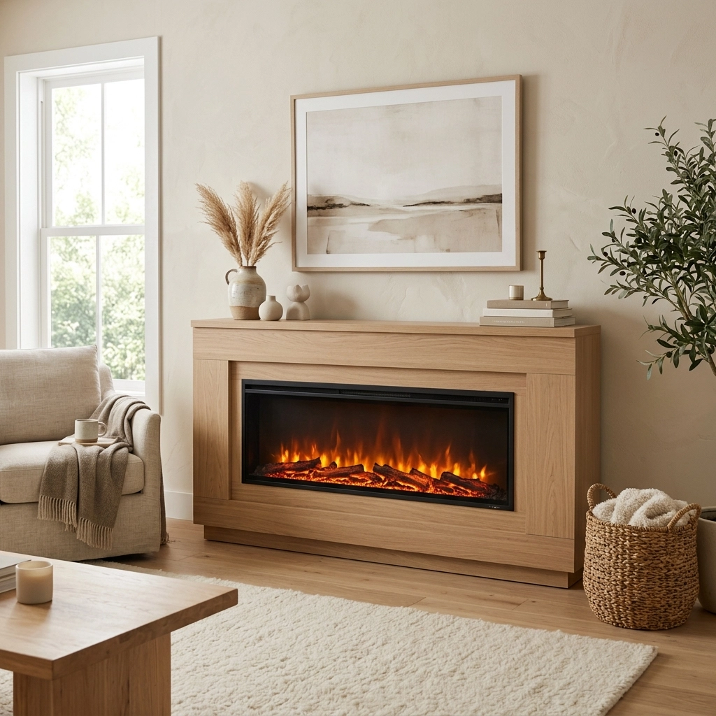 [HERO] Instant Ambiance: The 70-Inch Fireplace Console That Beats a Renovation