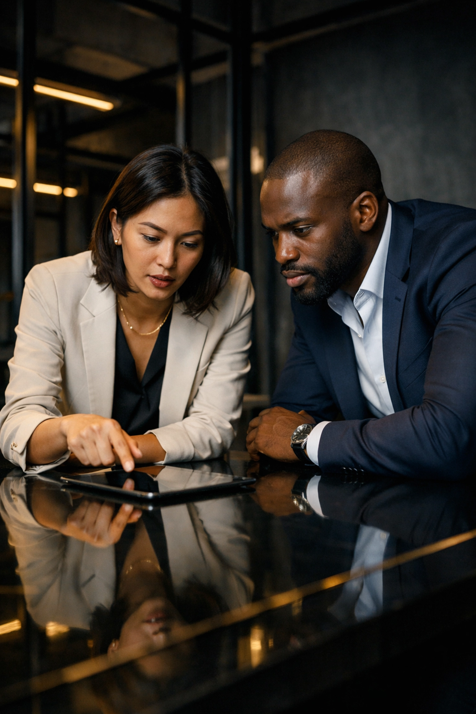 Diverse colleagues collaborating on business development strategies to ensure merit-based career advancement.