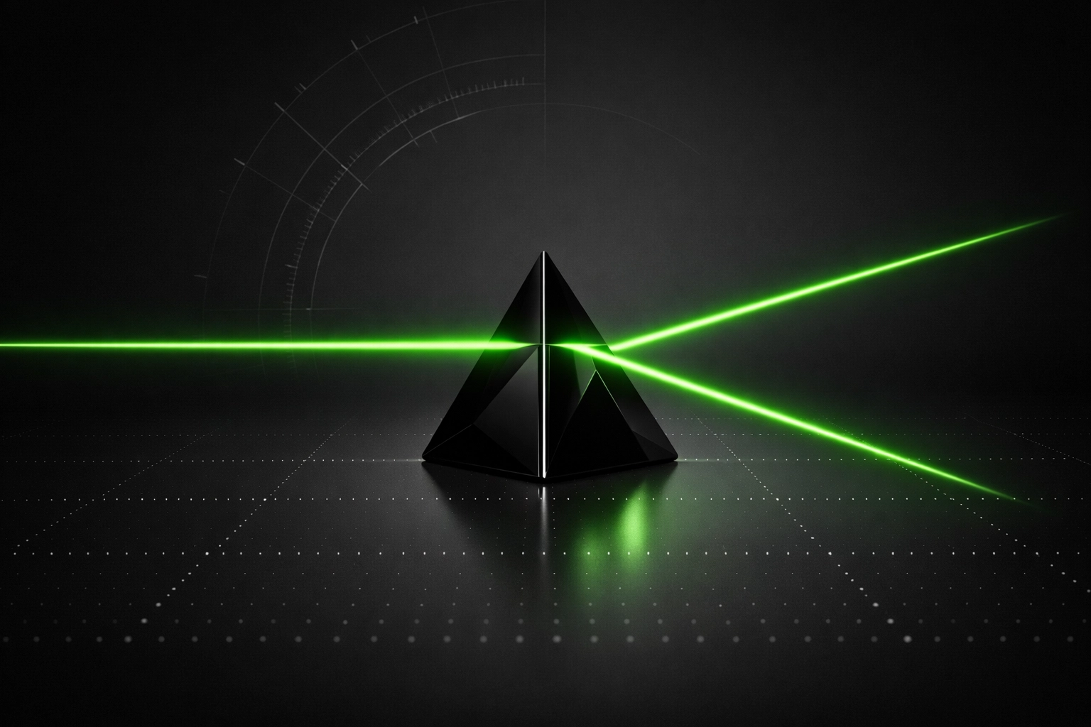 A light beam splitting through a prism representing the precision of split Asian Handicaps hedging.
